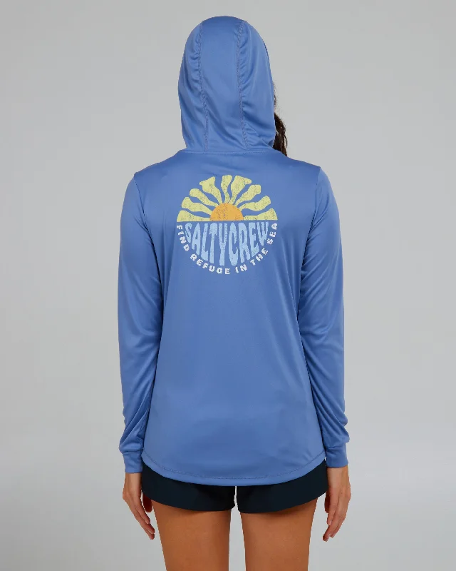 Sun Days Blue Dusk Hooded Sunshirt