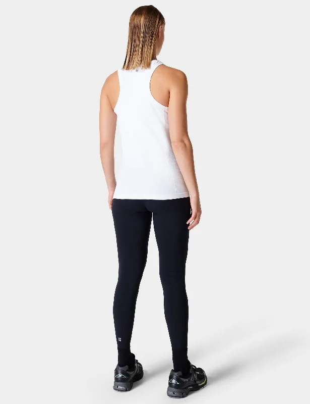 Athlete Seamless Gym Vest - White