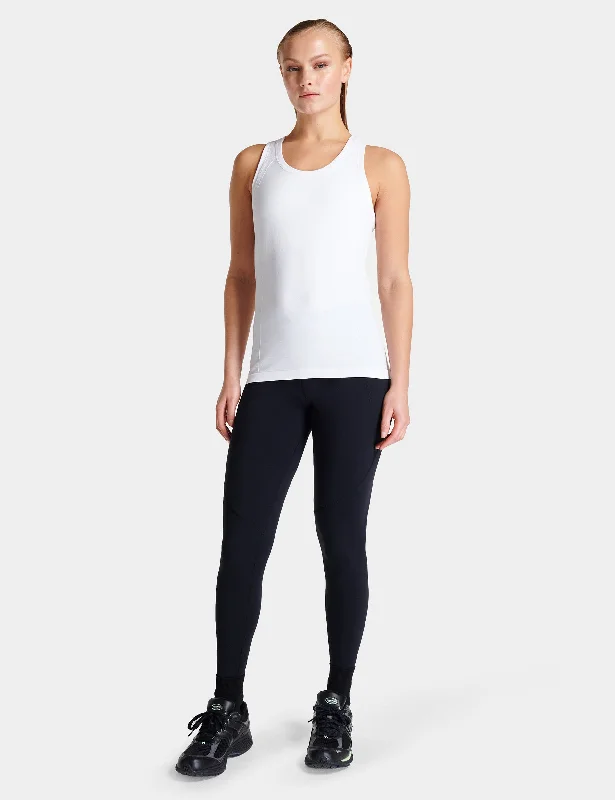 Athlete Seamless Gym Vest - White