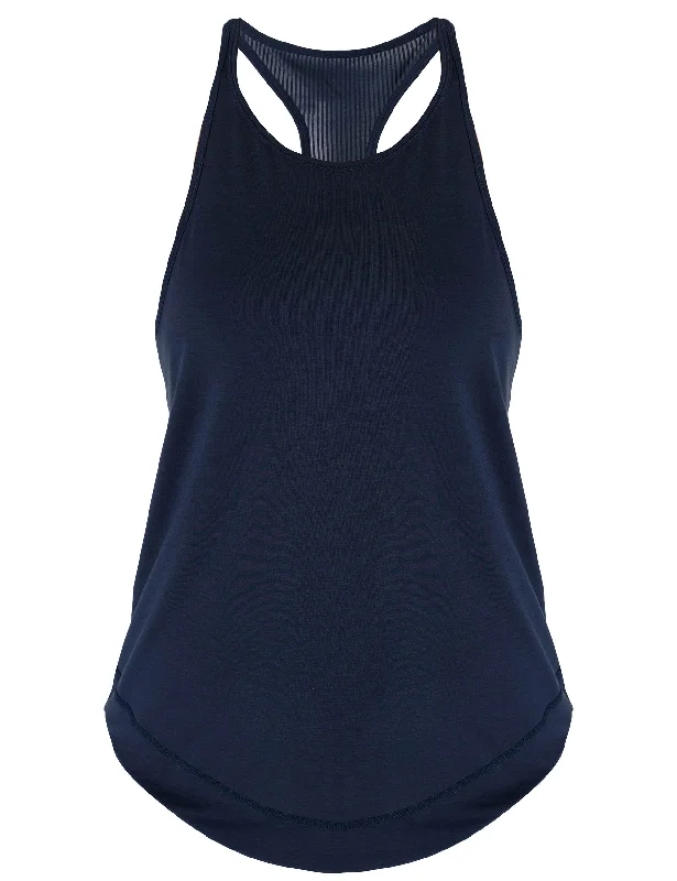 Breathe Easy Run Vest - Navy Blue