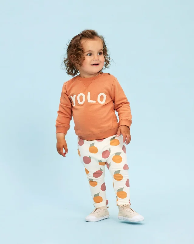 The Yolo Sweatshirt - Toasted Nut - BABY