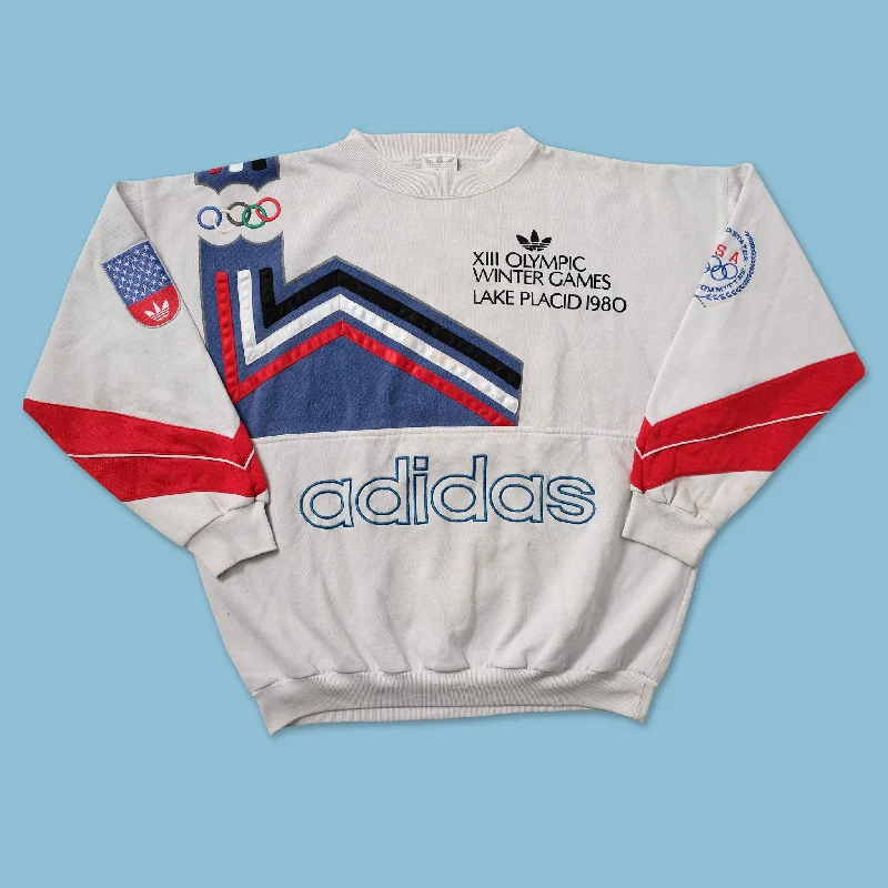 Vintage adidas Olympics Lake Placid '80 Sweater XLarge