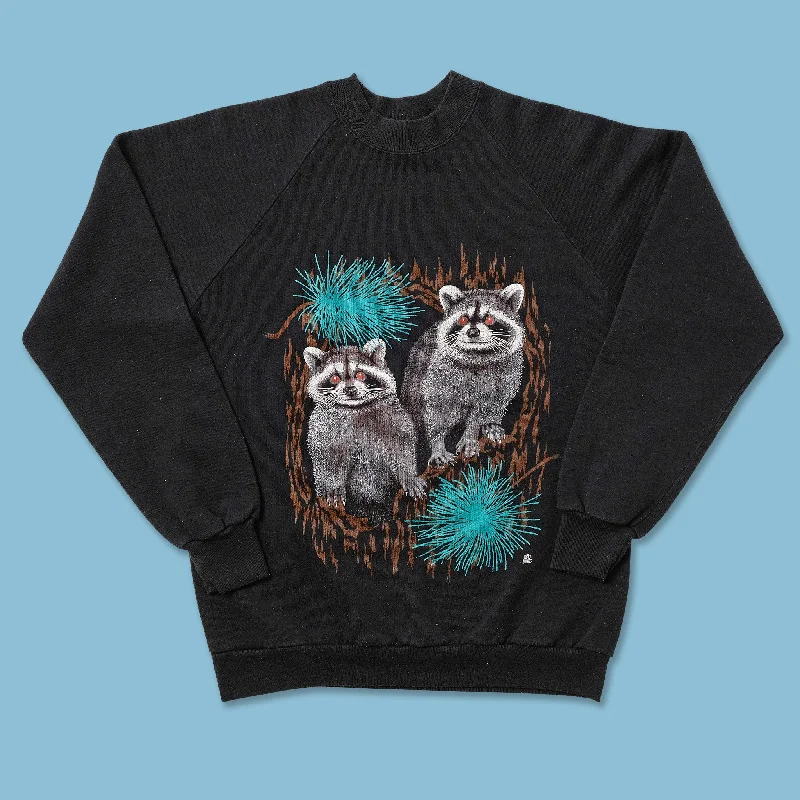 Vintage Racoon Sweater Medium