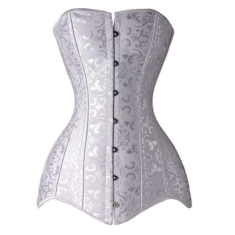 Women's Gothic Floral Overbust Corsets