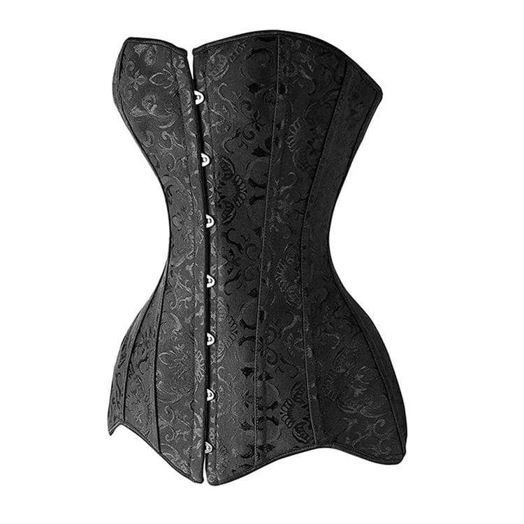 Women's Gothic Floral Overbust Corsets