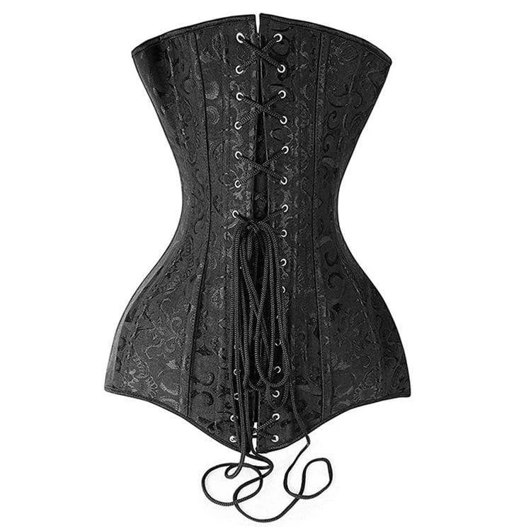 Women's Gothic Floral Overbust Corsets