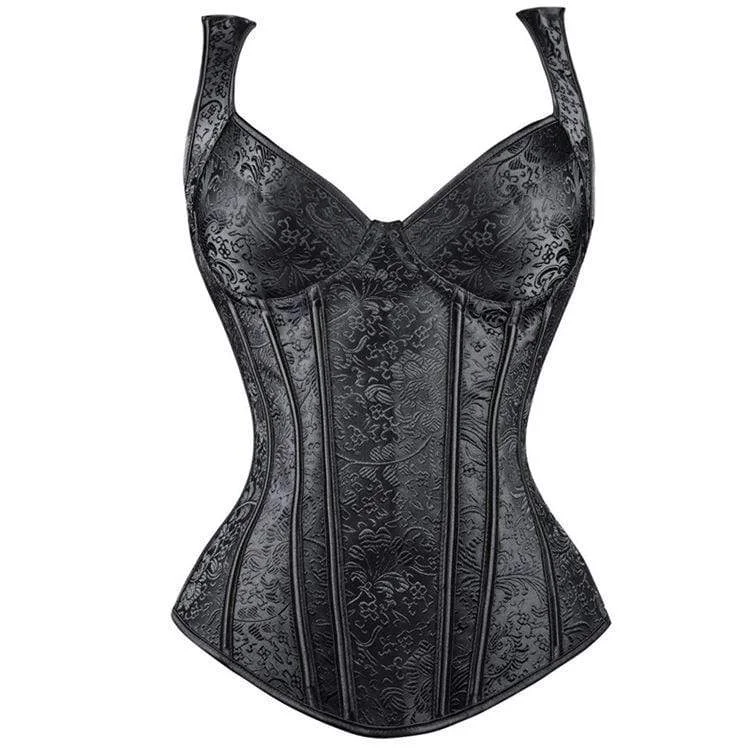 Women's Gothic Jacquard Overbust Corsets