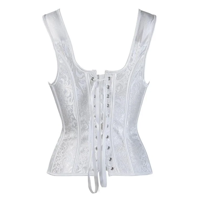 Women's Gothic Jacquard Overbust Corsets