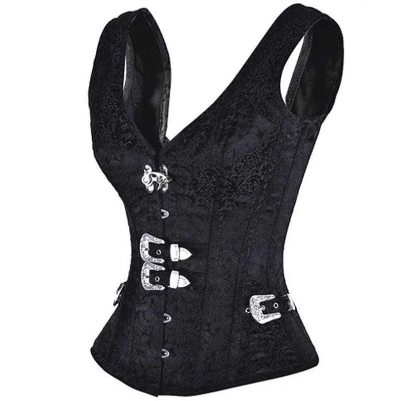 Women's Gothic Jacquard Overbust Corsets