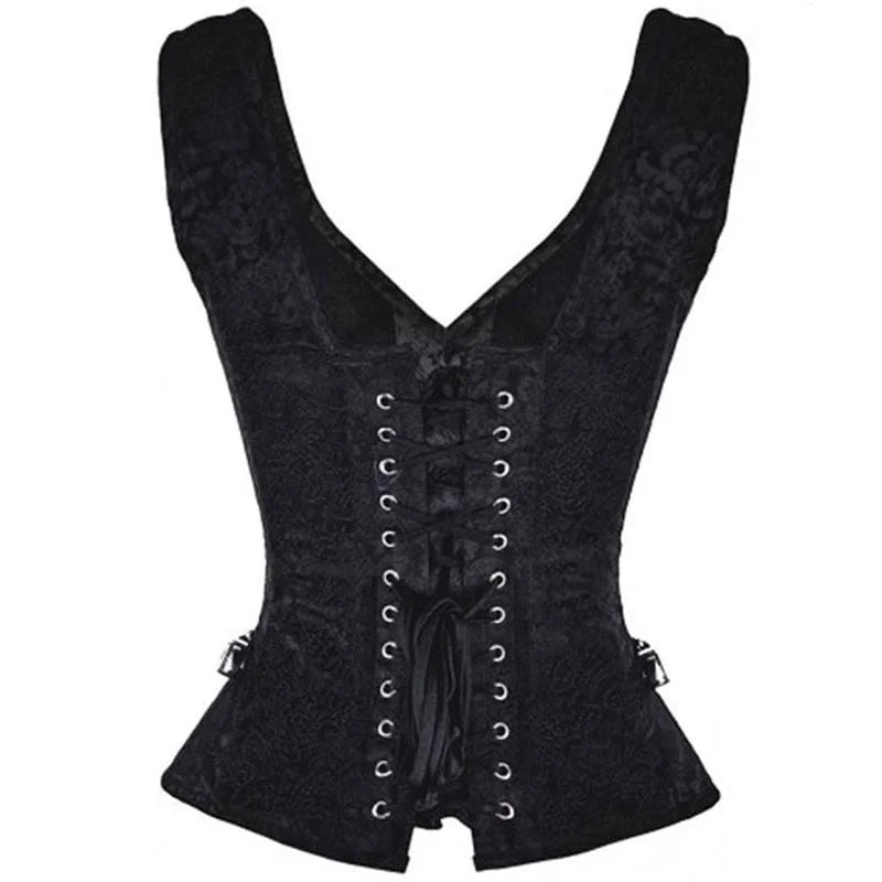 Women's Gothic Jacquard Overbust Corsets