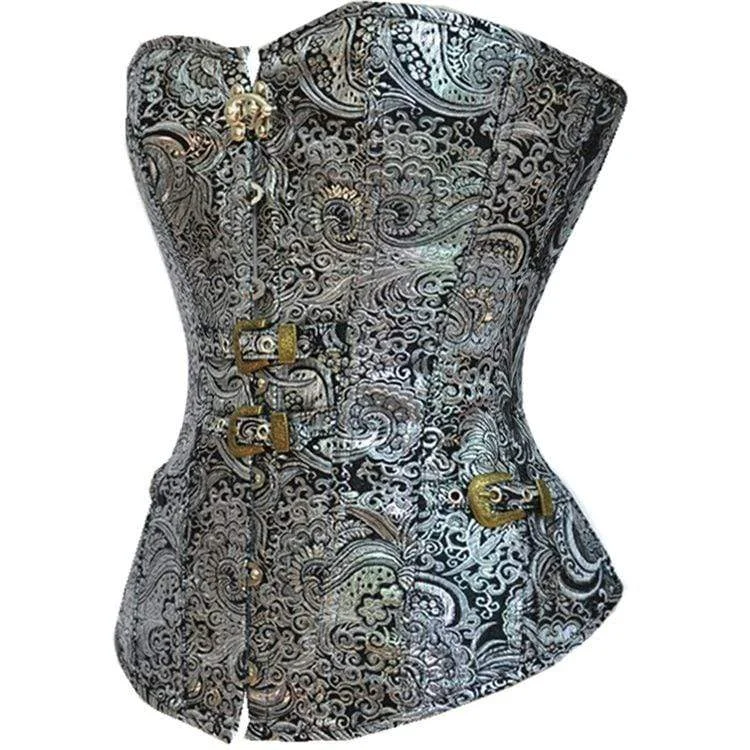 Women's Gothic Jacquard Overbust Corsets