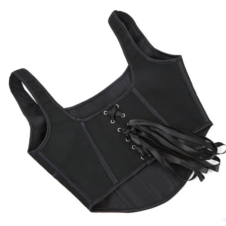 Women's Gothic Lace-up Boned Overbust Corset