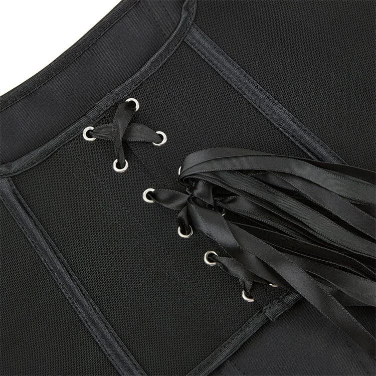 Women's Gothic Lace-up Boned Overbust Corset