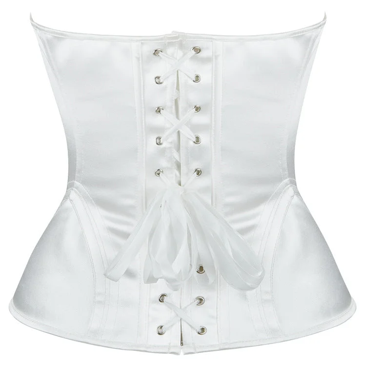 Women's Gothic Solid Color Lace-up Overbust Corset