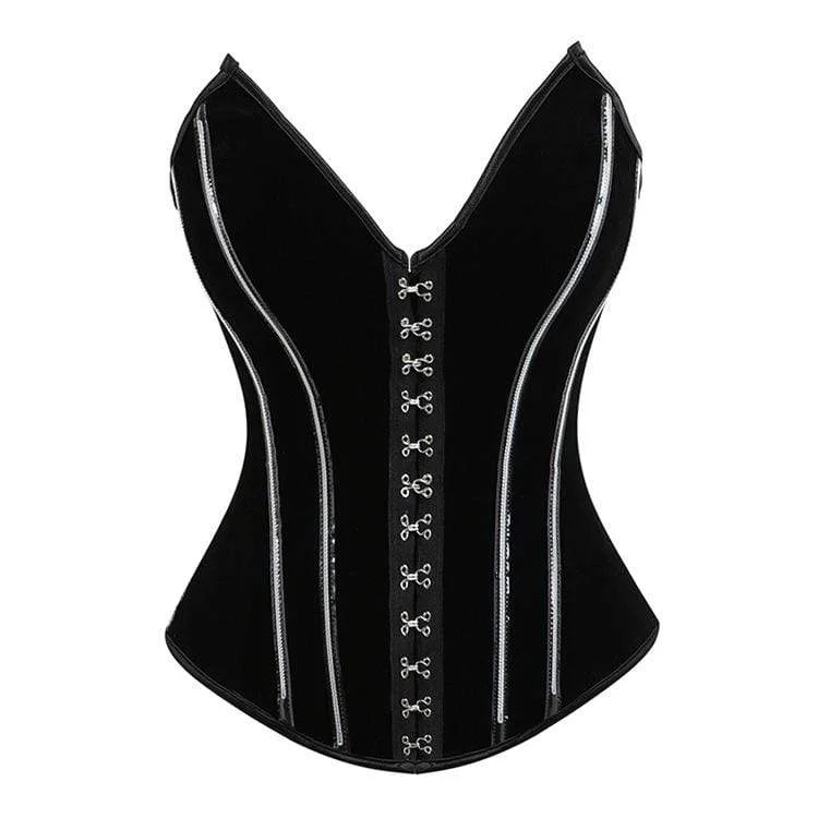 Women's Gothic Velet Overbust Corsets