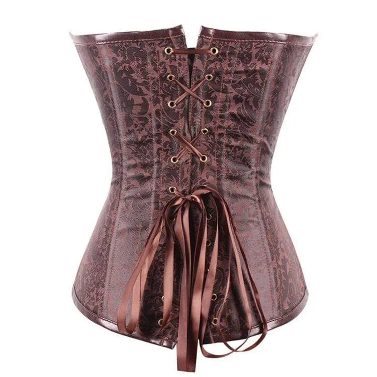 Women's Steampunk Multi-chain Overbust Corsets