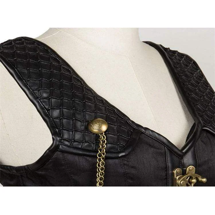 Women's Steampunk Rivets Overbust Corsets