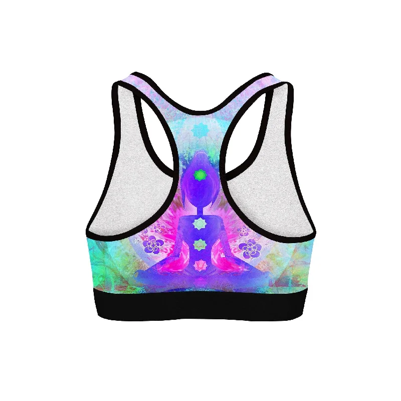 Pastel Chakra Sports Bra